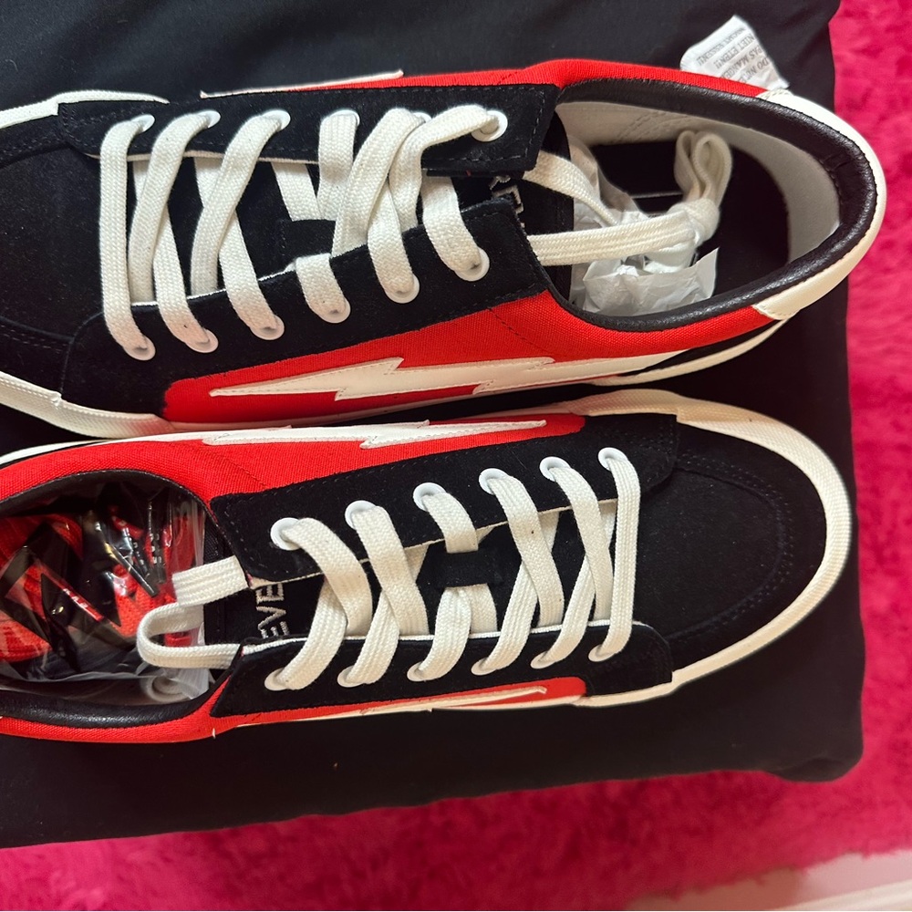 Revenge x Storm Volume 2 Low Top Red / Black Mens 11 - Picture 7 of 11